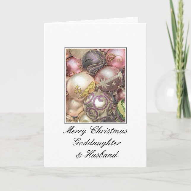 Goddotter & make God jul-kort Helgkort (Framsida)