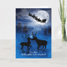 Goddotter och Make Kissing Reindeer jul