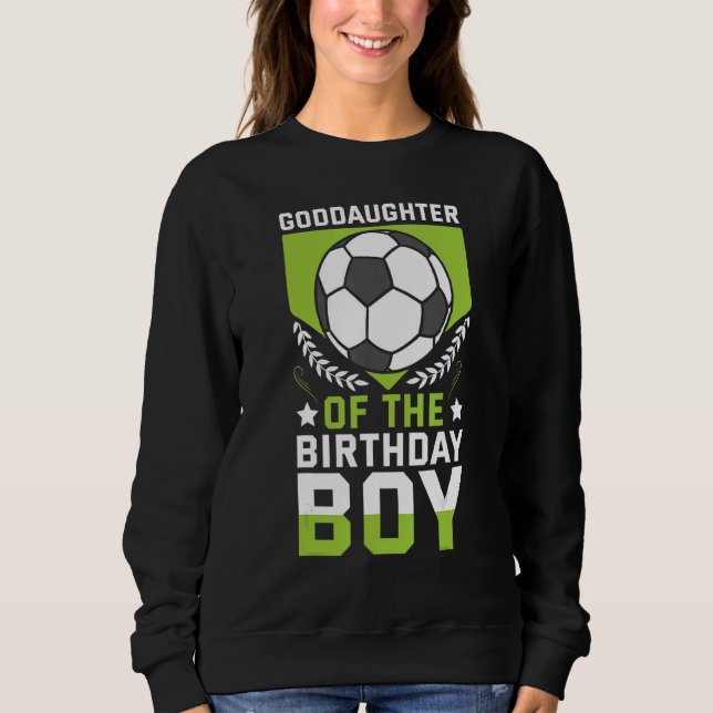 Goddotter till Birthday Boy Player Team T Shirt (Framsida)