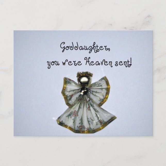 Goddottern, du var Heaven skickat! Vykort (Framsida)