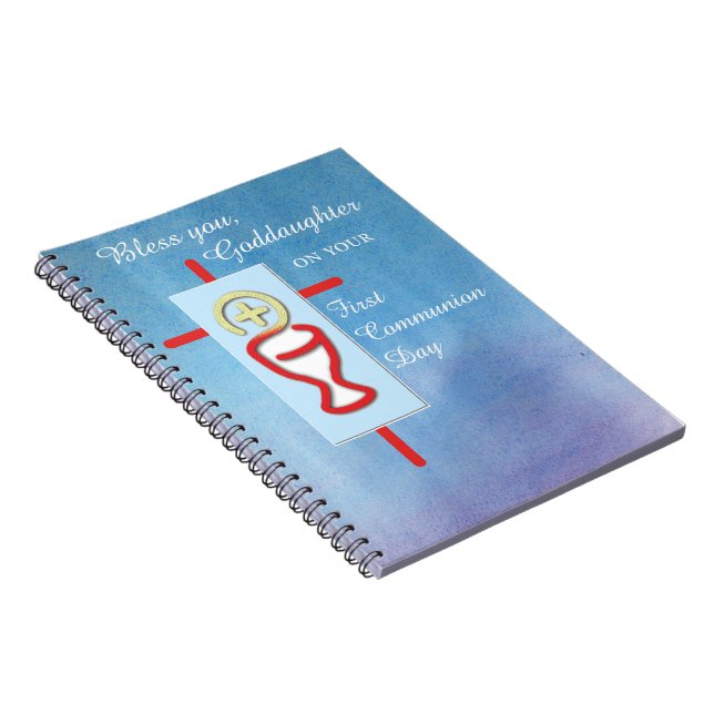 Goddottern, första Heligan kommunien, Turquise Anteckningsbok (Högra Sidan)