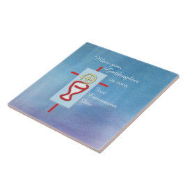 Goddottern, första Heligan kommunien, Turquise Kakelplatta