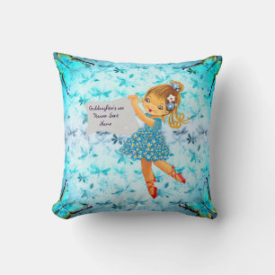 Goddottern Gift Baptism Communion Birthday Fairy Kudde