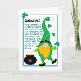 Goddottern St Patrick's Leprechaun Celtic Card Kort