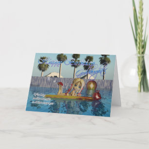 Goddotters födelsedagskort, Moonies Cutie Paj bass Kort