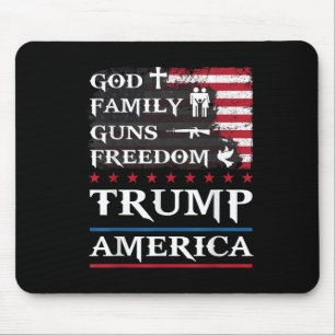 Gode familjens vapen& Freedom Trump America Su Musmatta