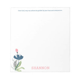 Gode Gud, leda Anteckningsblocket Abstrakt Blommig Anteckningsblock