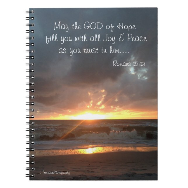 Gode Gud of Hope-anteckningsboken Anteckningsbok (Framsidan)