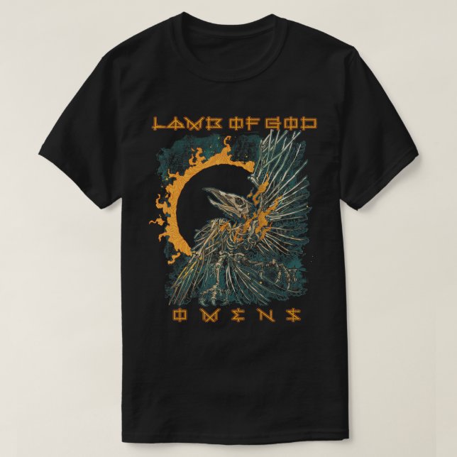 Gode guds lamm €"Omens Back Cover T-Shirt (Design framsida)