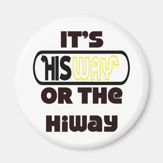 Gode guds Way Christian Magnet (Framsidan)