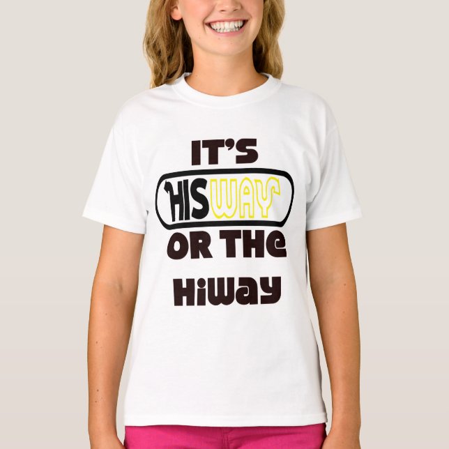 Gode guds Way Christian T-shirt (Framsida)