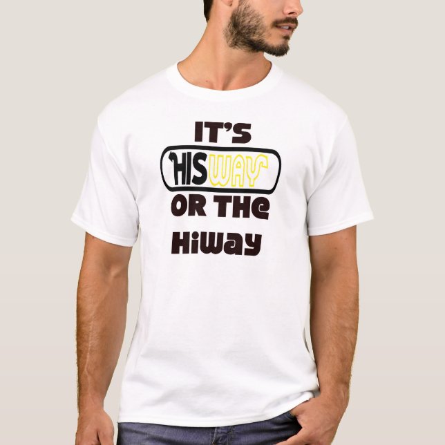 Gode guds Way Christian Tee Shirt (Framsida)