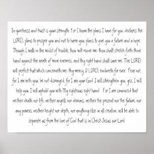 Gode skriften Obey och ta emot Poster