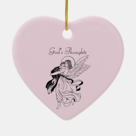 Gode Tankar Poetry Julgransprydnad Keramik