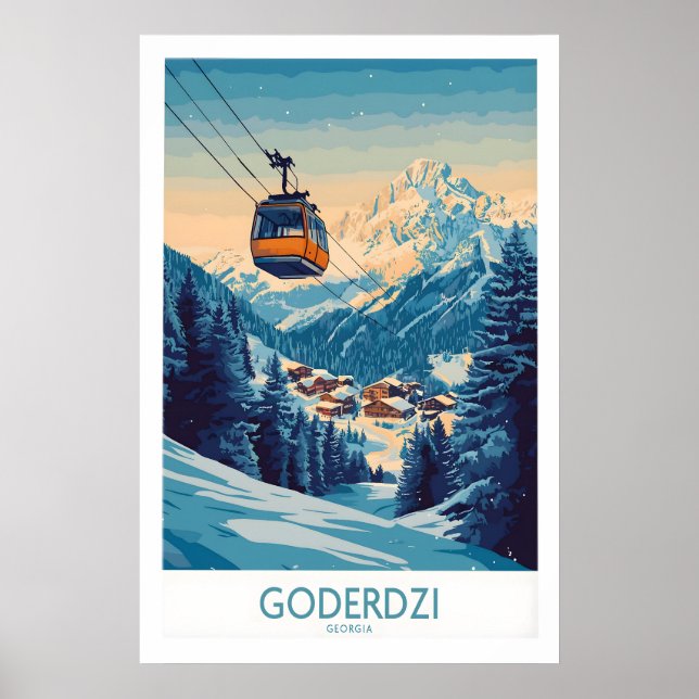 Goderdzi Poster Georgien 1 (Framsidan)