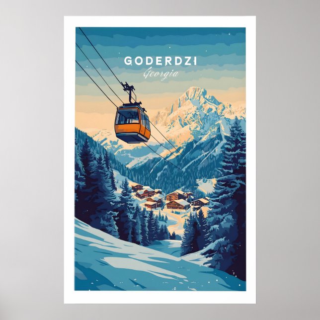 Goderdzi Print Georgien 1 Poster (Framsidan)