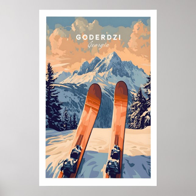 Goderdzi skidtryck 1 poster (Framsidan)
