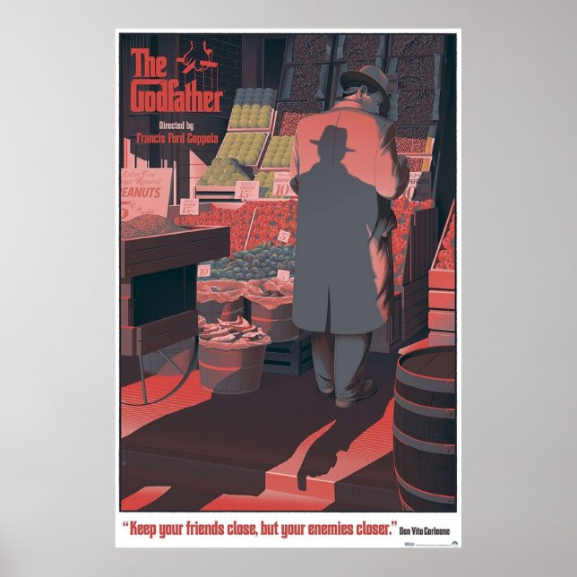 Godfader 1972 Alternativt Poster (Framsidan)