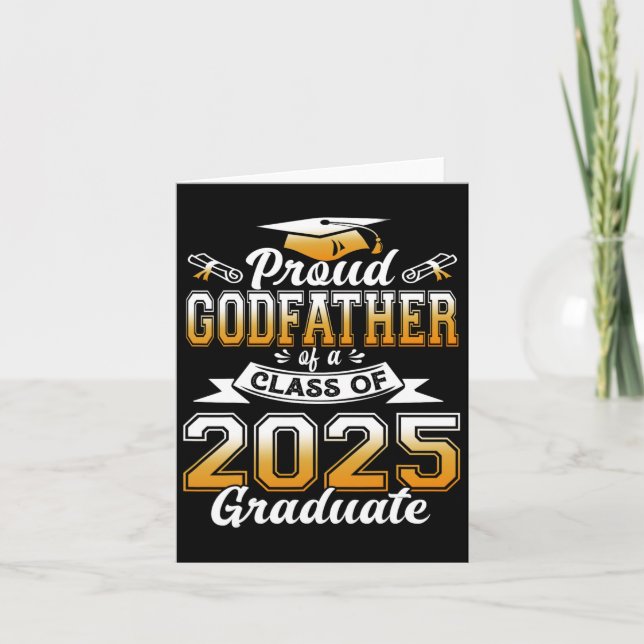 Godfader 2025 Studenten Proud Godfader Cl av 20 Kort (Framsida)