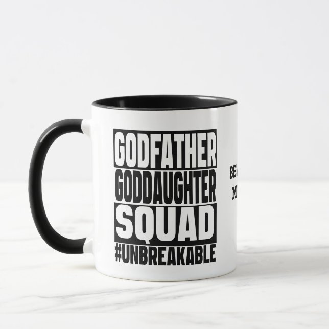 Godfader, Goddotters Squad, obrytbar  Mugg (Vänster)