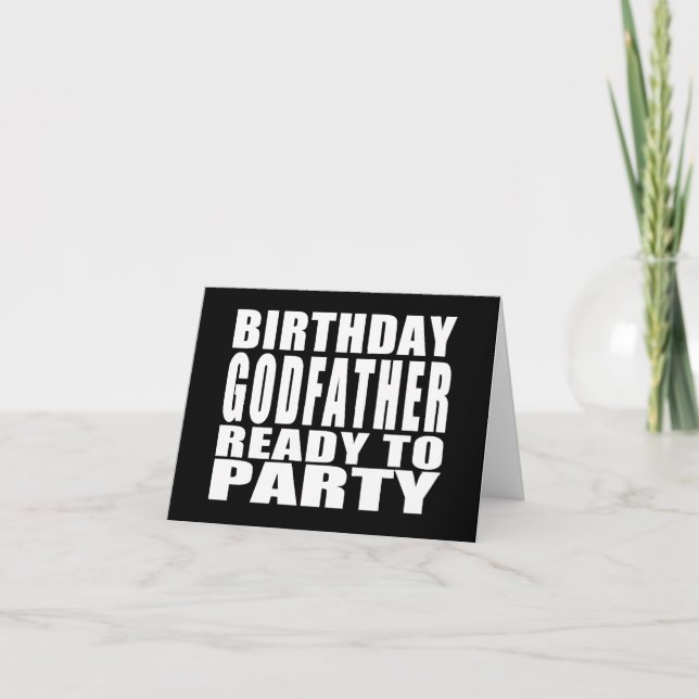 Godfäder : Godfaderns Redo i Party Kort (Framsida)