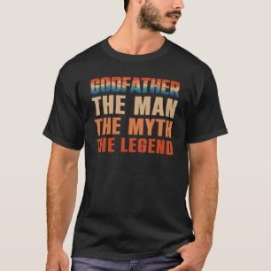 Godfader människan Myth the Legend Manar Retro Go T Shirt