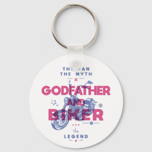 Godfar och biker mannen myten om legenden nyckelring