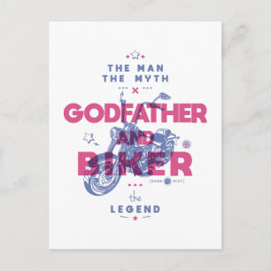 Godfar och biker mannen myten om legenden vykort