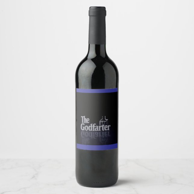 Godfarter vin flaska vinflaska etikett (Framsida)