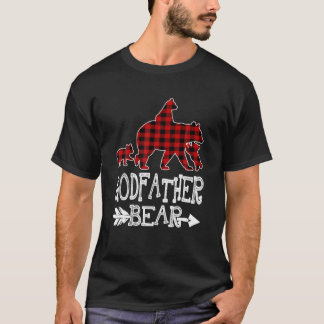 Godfather Bear Three Unge Red Play Mamma jul T Shirt