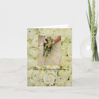 Godfather Bridesman tackar dig Tack Kort