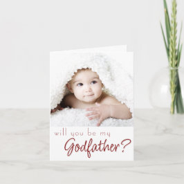 Godfather Frieri | Enkelt klassiskt skript 2-foto Kort