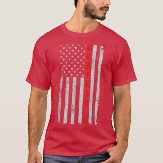 Godfather Funny Fathers Day Vintage Patriotic Amer T Shirt