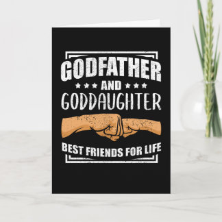 Godfather Goddotter Godchild och Godfather Gift Kort