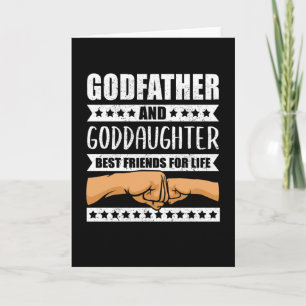 Godfather Goddotter Godchild och Godfather Gift Kort
