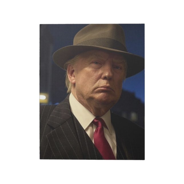 Godfather of America Don J. Trump Anteckningsblock (Roterad)