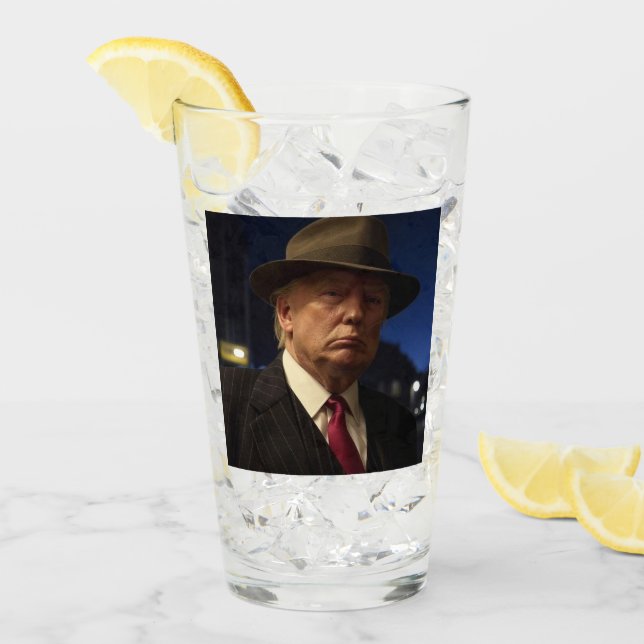 Godfather of America Don J. Trump Glaskopp (Framsida Ice)