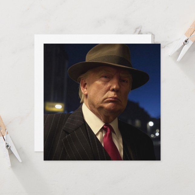 Godfather of America Don J. Trump Inbjudningar (Fram/Back In Situ)