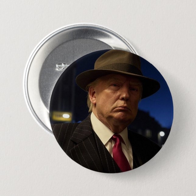 Godfather of America Don J. Trump Knapp (Framsida & baksida)