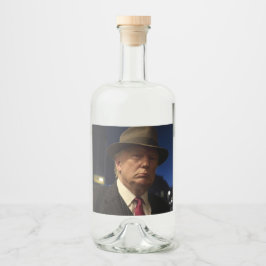Godfather of America Don J. Trump Spritflaskor Etikett