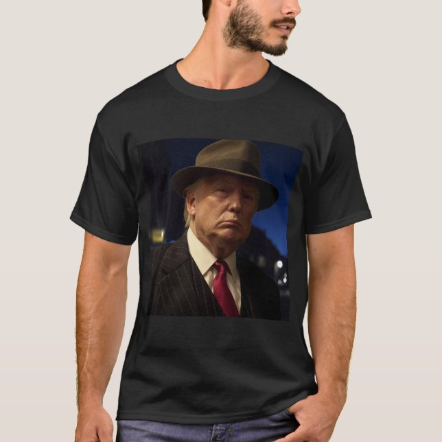 Godfather of America Don J. Trump T Shirt (Framsida)