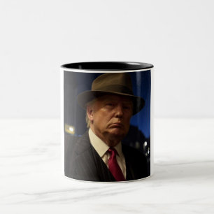 Godfather of America Don J. Trump Två-Tonad Mugg