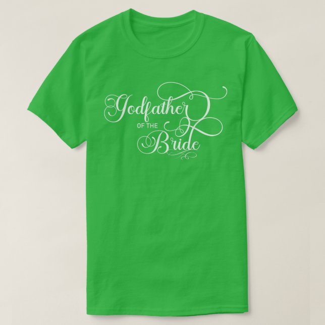 Godfather of the Bride (Wedding Party)  T Shirt (Design framsida)