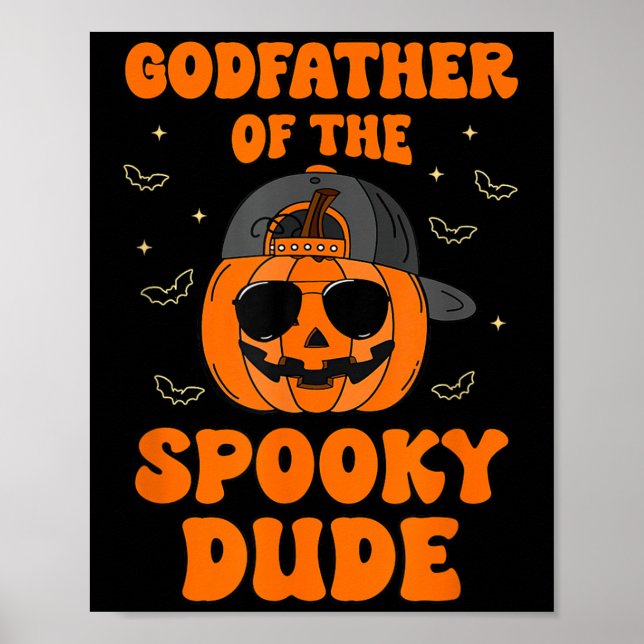 Godfather Of The Soky Dude Halloween Pumpkin Bday  Poster (Framsidan)