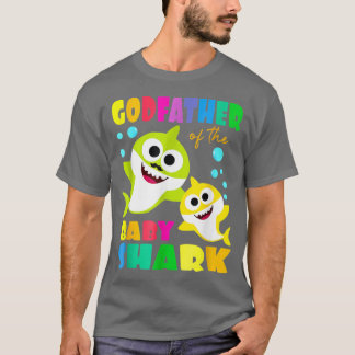Godfather Shark Birthday Godfather Shark Family Mo T Shirt