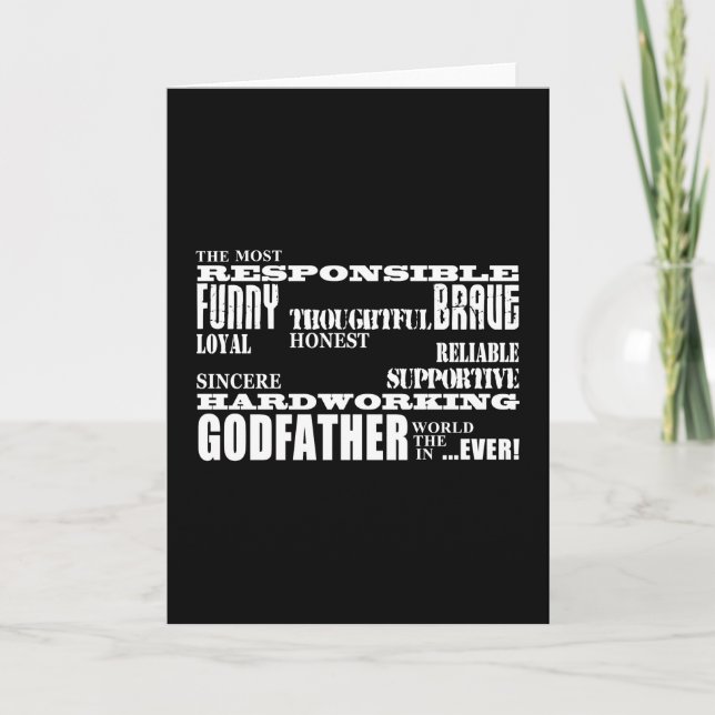 Godfathers Birthdays & God Jul: Kvaliteter Helgkort (Framsida)