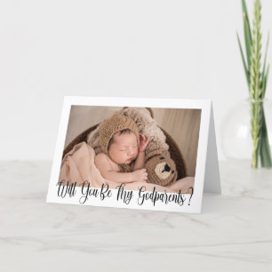 Godföräldrar Frieri Fotokalligrafi Kort