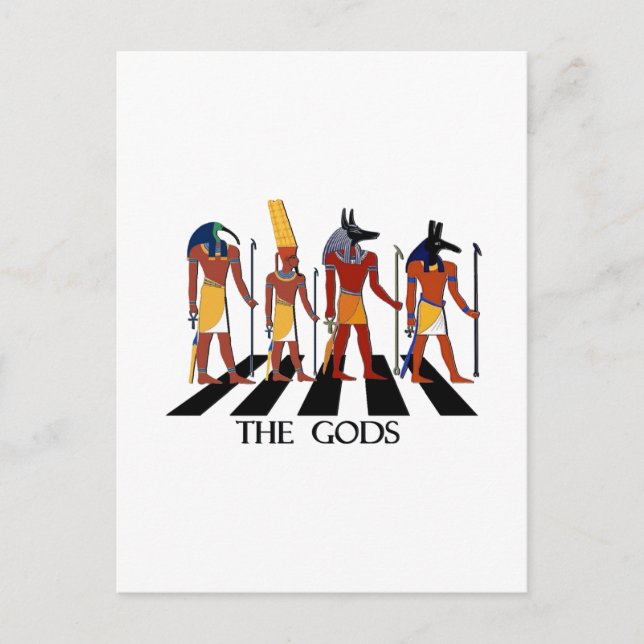 Godgar på Abbey Road Vykort (Framsida)