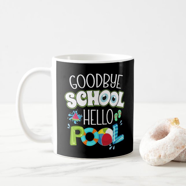 GodHej då, Hej i Bassäng, förra dagen, skolfonen Kaffemugg (Med munk)
