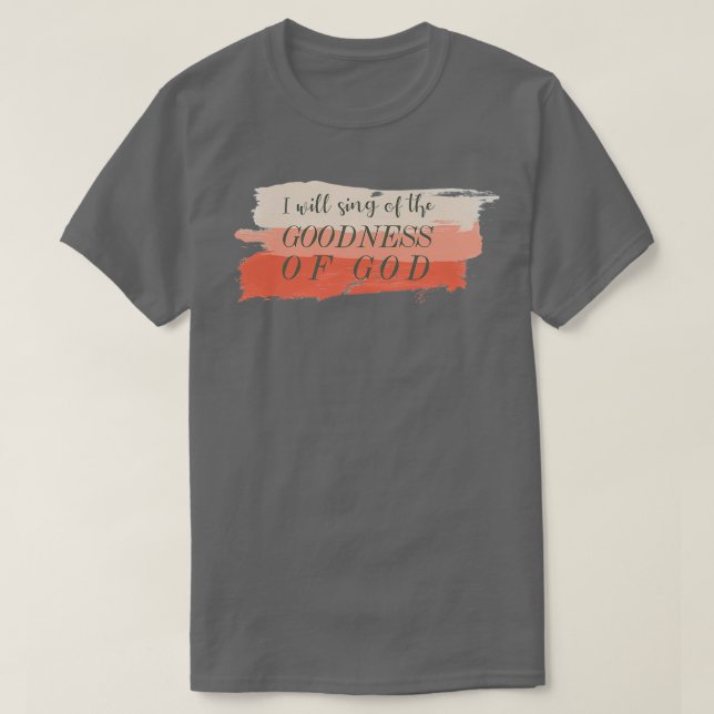 Godhet av Guds Bethel Worship Lyrics T Shirt (Design framsida)